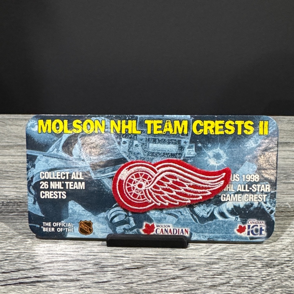 NHL | Molson NHL Team Crests II: Detroit Red Wings - Vintage Embroidered Patch